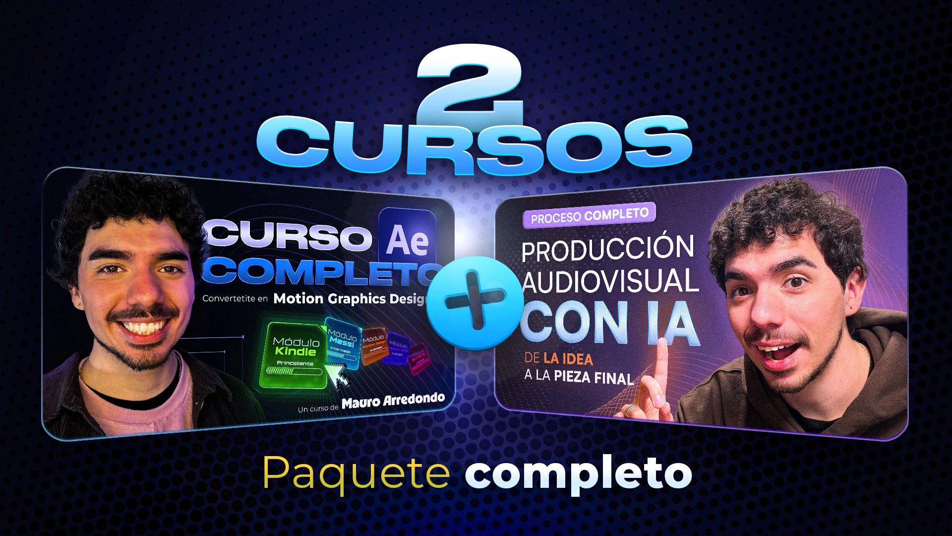 Combitox Editor – Paquete 2 cursos: Curso Producción Audiovisual con IA + Motion Graphics After Effects Completo